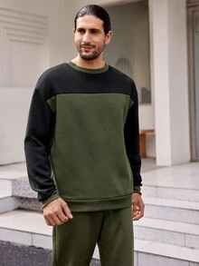 GENTILAND 針織休閒拼接兩件套 - 彩色 - 查看 4