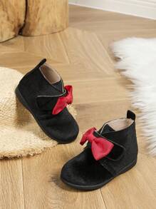 Botas Cortas De Estilo Británico Para Niñas Con Botas De Invierno Para Estudiantes De Estilo Retro De Terciopelo