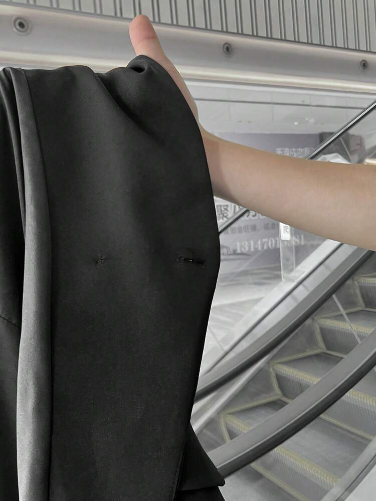 Metal Button Blazer