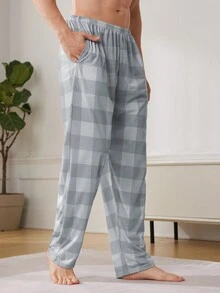 Nam Kẻ sọc Mô hình Nhà  Mặc - Bụi tím - Xem 7