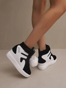 qishangda Women's Platform Wedge Thick Bottom Casual Sports Shoes, Women's Sneakers With 8cm Heel Height, Sports Running Shoes