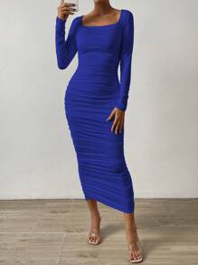 Chiquease Women's Blue Dress - Royal Blue - View 1