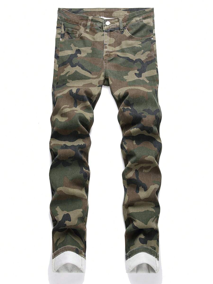 Manfinity EZcore Men's Camouflage Jeans - Multicolor - View 1