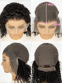 13x6 Bob Wig Human Hair 13x6 Lace Front Wigs Human Hair  Lace Short Bob Wigs Curly Brazilian Hair Wigs For Women Pre Plucked - SNatural - View 4
