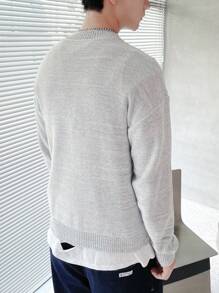 Claim Dot Nam Tay áo dài Áo len - Nhiều màu - Xem 2