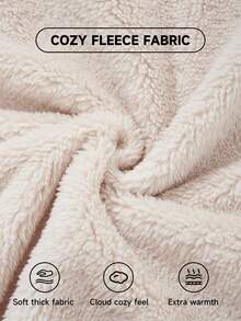 SHEIN EZwear 連帽衛衣 - 橘色 - 查看 5