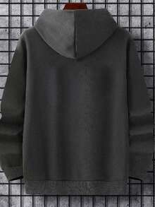 Sweatshirt Pria Kartun Casual - Dark Grey - View 2