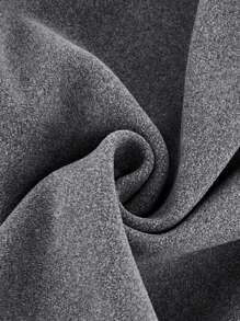 SHEIN EZwear Quần legging dệt kim lót nhiệt - Màu xám đen - Xem 7