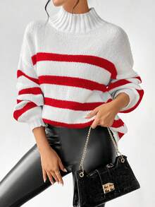 SHEIN Essnce 毛衣 - 紅白色 - 查看 6