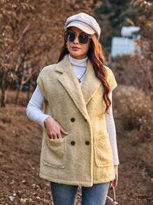 Aveloria Women's Double-breasted Coat With Two Pockets