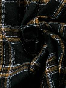 SHEIN Unity 加大碼格子印花百褶裙