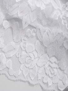 DAZY Floral Lace Panty,Back To School Clothes - White - View 5