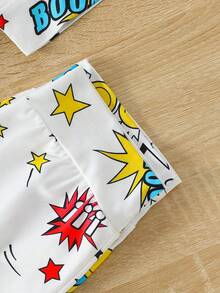 Ropa De Hogar Con Estampado De Dibujos Animados Para Niños Pequeños - Multicolor - Ver 6