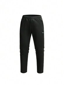 2pcs Men's Color Blocking Patchwork Jacket And Pocketed Pants Set