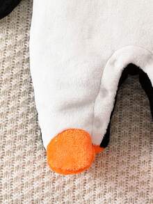 SHEIN Đứa bé trai Thêu Mô hình Cartoon Tay Raglan Trang phục áo liền quần & Mũ - Nhiều màu - Xem 6