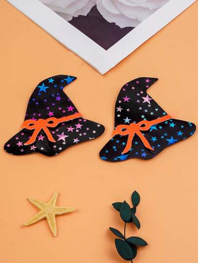 Accesorio De Lencería Para Mujeres Con Diseño De Pentagrama Y Sombrero De Mago (cubrepezones)