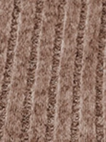 SHEIN Essnce Color Block Long Sleeve T-shirt - Khaki - View 3