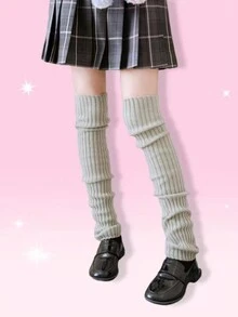 ROMWE Kawaii 女士襪套 - 灰色 - 查看 3