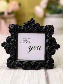 ROMWE Goth 1入組黑色相框(字母卡是隨機和不是中性使用) - 黑色 - 查看 2