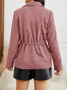 SHEIN Frenchy Women Jackets - Dusty Pink - View 2