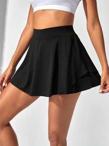 Tennis Casual Lưới tương phản Thẻ thể thao Có túi điện thoại - màu đen - Xem 3