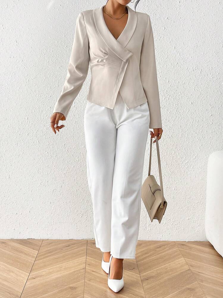 Ladies Shawl Collar Blazer