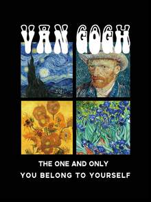 SHEIN EZwear Bức tranh sơn dầu & Đồ họa Khẩu hiệu Dây rút Lót nhiệt Hoodie - màu đen - Xem 5