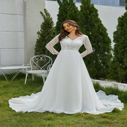 Lace Bodice Open Ba…