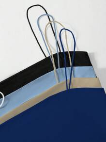 Sweetra Solid Color Camisole - Multicolor - View 4