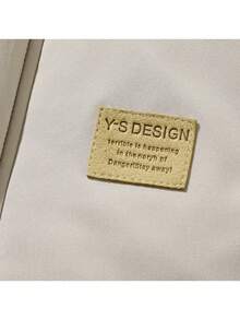 Men Letter Patched Detail Drawstring Hem Vest Padded Coat, Warming - Khaki - View 7