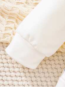 SHEIN Young Girl Unicorn Print Sweatshirt & Flare Leg Pants - Multicolor - View 3