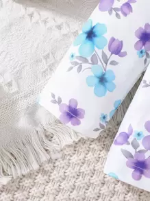 Atuendo Casual De Manga Larga Con Estampado De Elefante Para Bebé Niña Primavera/otoño