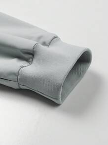 Manfinity Homme Chaqueta De Hombre Con Impresión De Letras Y Bloque De Color