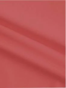 Vestido De Color Sólido De Talla Grande - Rosa vieja - Ver 6