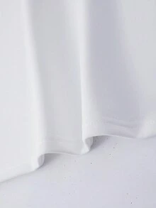 Manfinity Hypemode Men's Loose Fit T-shirt With Piano Key Print - White - View 5