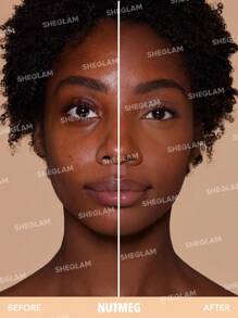 SHEGLAM Skin-Focus 高遮瑕粉底液-肉荳蔻 36 色控油無毛孔完美全遮瑕輕盈粉餅柔和啞光更順滑定妝粉面部彩妝促銷粉底液 品牌 美容 化妝 化妝品 適合女性與女孩 完美搭配夏季春季 Y2K 時尚 流行 生日 母親節禮物 假期 派對準備就緒 最佳顏色 - Nutmeg - 查看 2