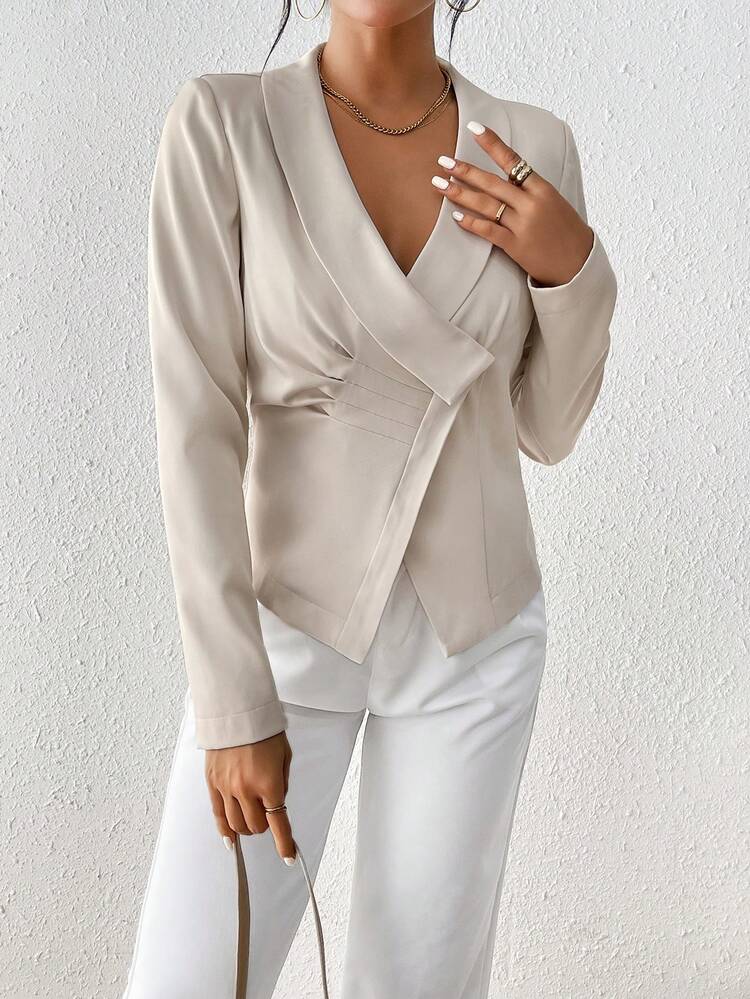 Ladies Shawl Collar Blazer