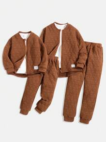 2 Stücke/set Kleinkind Jungen Jacke Und Hose Outfit