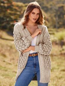 BTFBM 女士羊毛衫 - 米色 - 查看 5