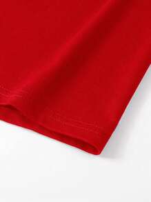Manfinity LEGND Nam In hoa con hổ Áo thun Và Bộ quần short - Đỏ - Xem 3
