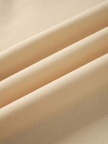 SHEIN EZwear Plus Size Heart & Letter Print Fleece Sweatshirt - Apricot - View 5