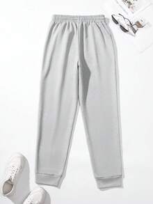 SHEIN Unity 女性2入組月亮印花休閒運動衫和長褲套裝 - 彩色 - 查看 10