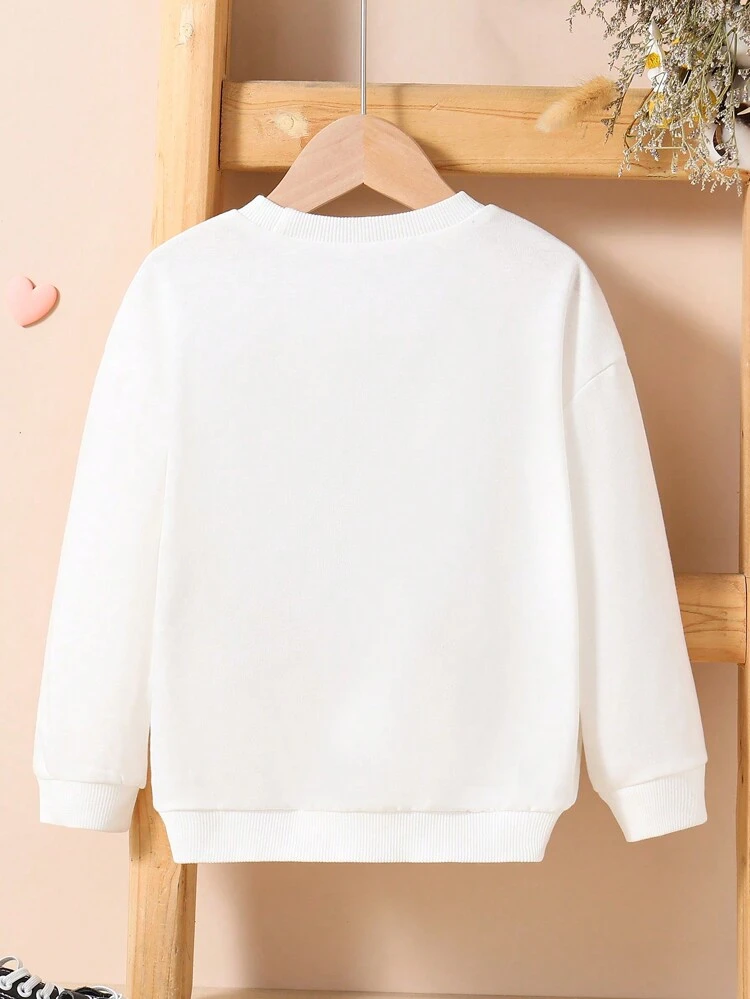 Young BoyCasual "Stay Wild" Graphic Print Crew Neck Long Sleeve Sweatshirt, Streetwear Skateboard Style, Spring/Autumn