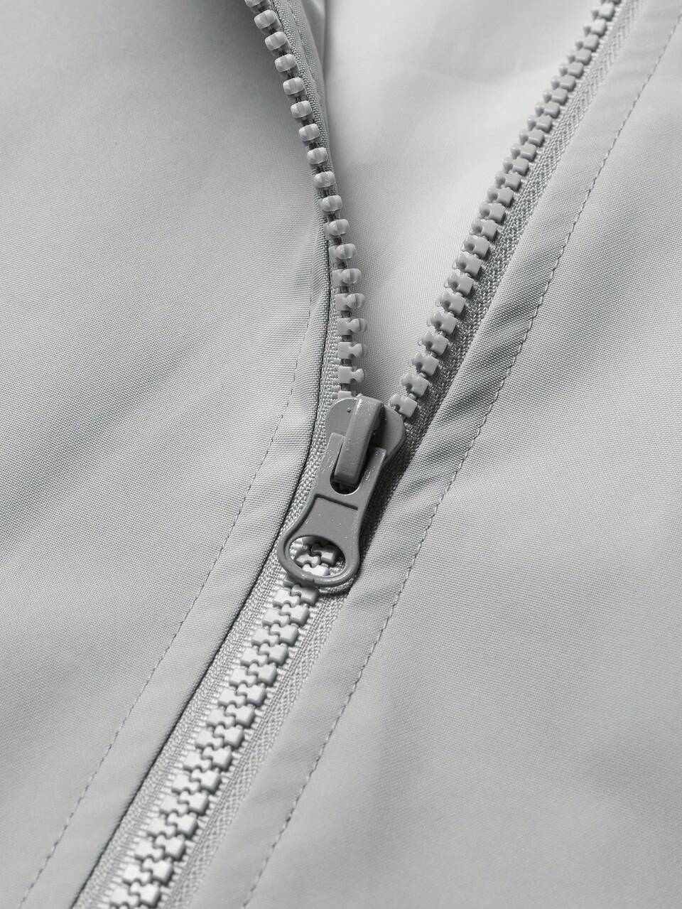 Men's Letter Print Color-blocked Jacket