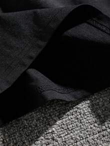 Manfinity LEGND Men's Plus Size Slogan Printed T-shirt - Black - View 4