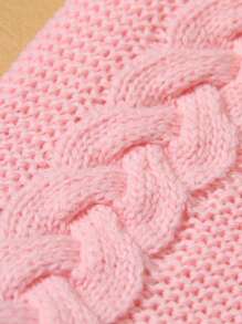 Baby Girls' Sweater Jumpsuit, No T-Shirt Included - Pink - View 3