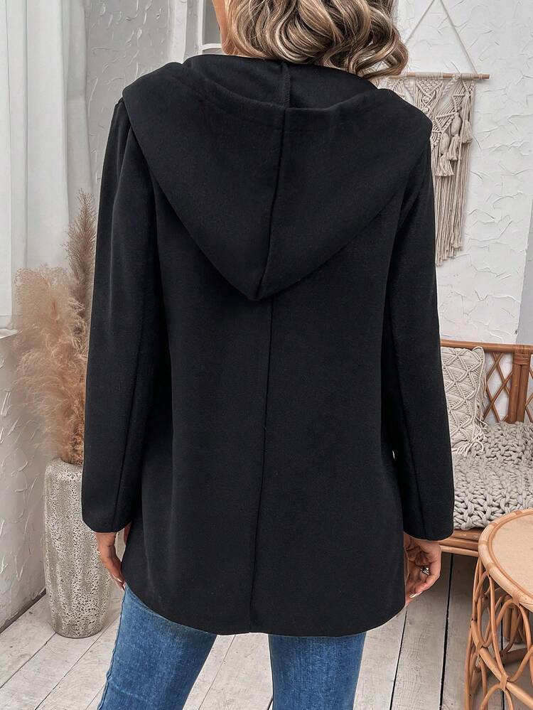 Women's Zippered Woolen Jacket