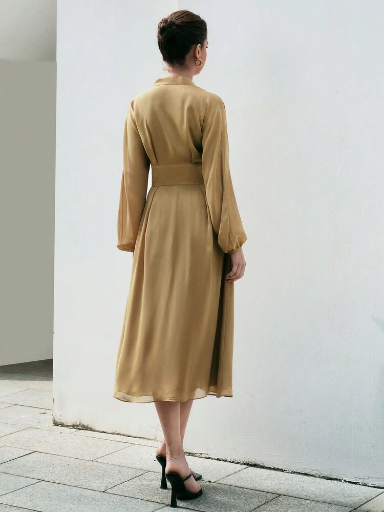 Women's Solid Color Dress
