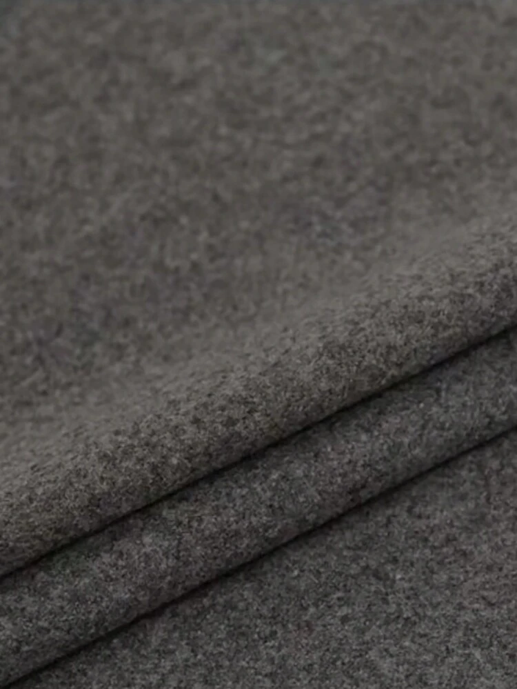 Waterfall Collar Asymmetrical Hem Belted Overcoat