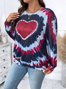 SHEIN LUNE Áo nỉ Plus Size - Nhiều màu - Xem 3